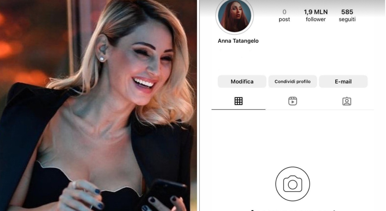 Anna Tatangelo cancella tutti i post su Instagram: cosa sta succedendo?  Mistero sul nuovo progetto