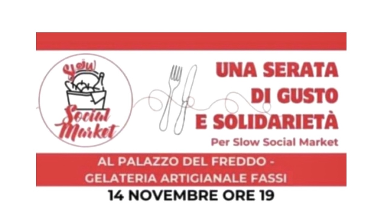 Il Palazzo del Freddo ospita la cena di beneficenza il 14 Novembre.