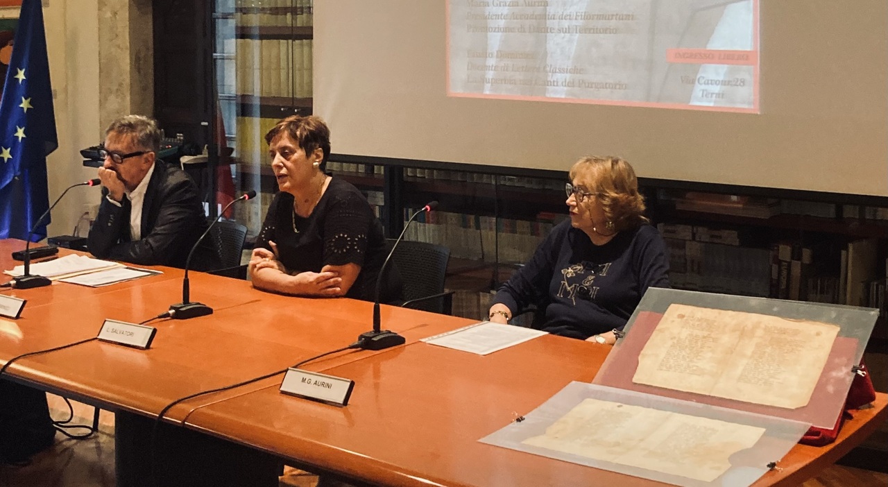 Terni presentato all Archivio di Stato un frammento della