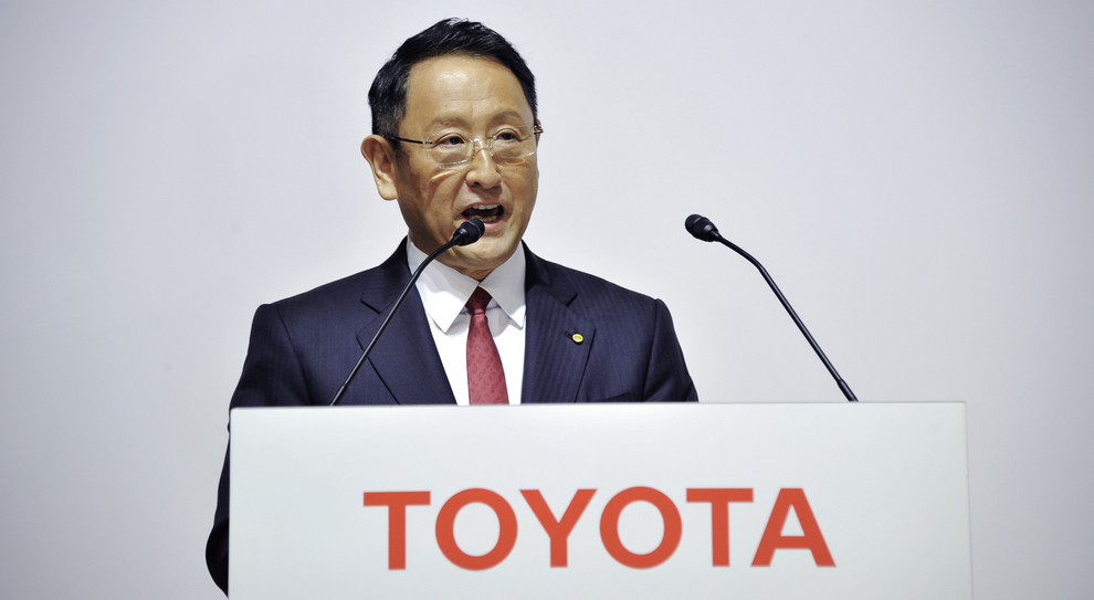il presidente di Toyota Motor Corp, Akio Toyoda