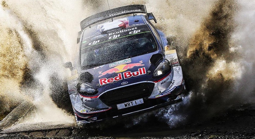 La Ford Fiesta WRC dà spettacolo in Gran Bretagna