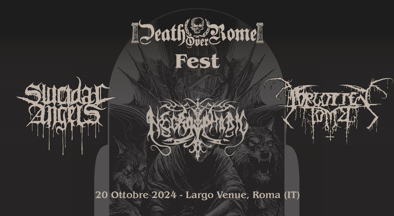 Torna a Roma il festival Death Over Rome, dedicato all’heavy metal: programma e band partecipanti.