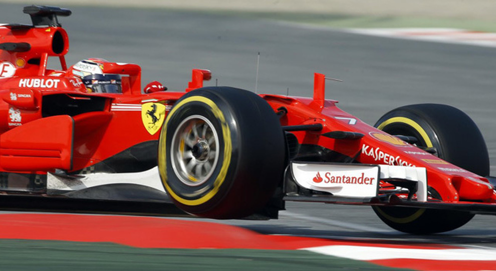 Kimi Raikkonen, il più veloce nelle prime prove libere di Spa