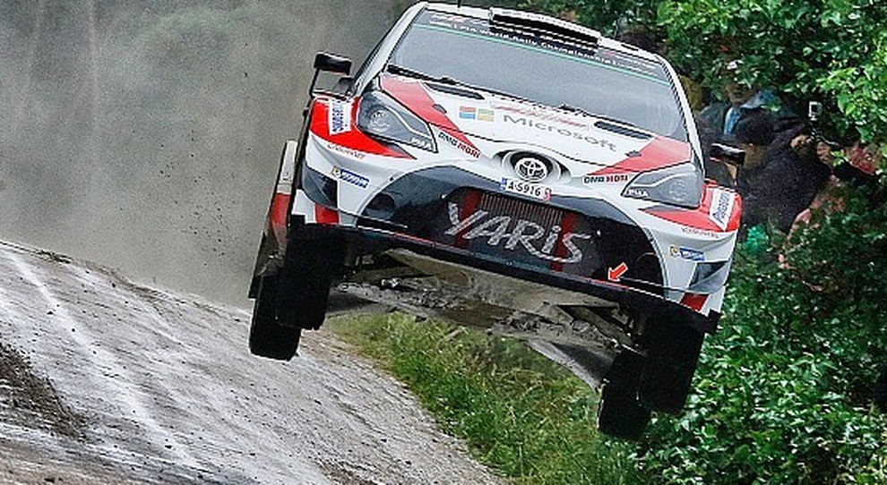 Una delle Toyota Yaris WRC Plus