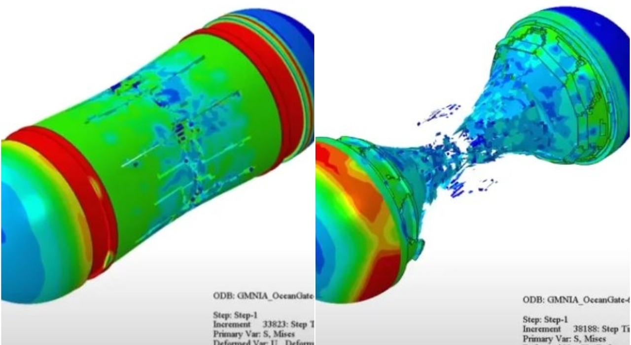 This is how the submarine exploded