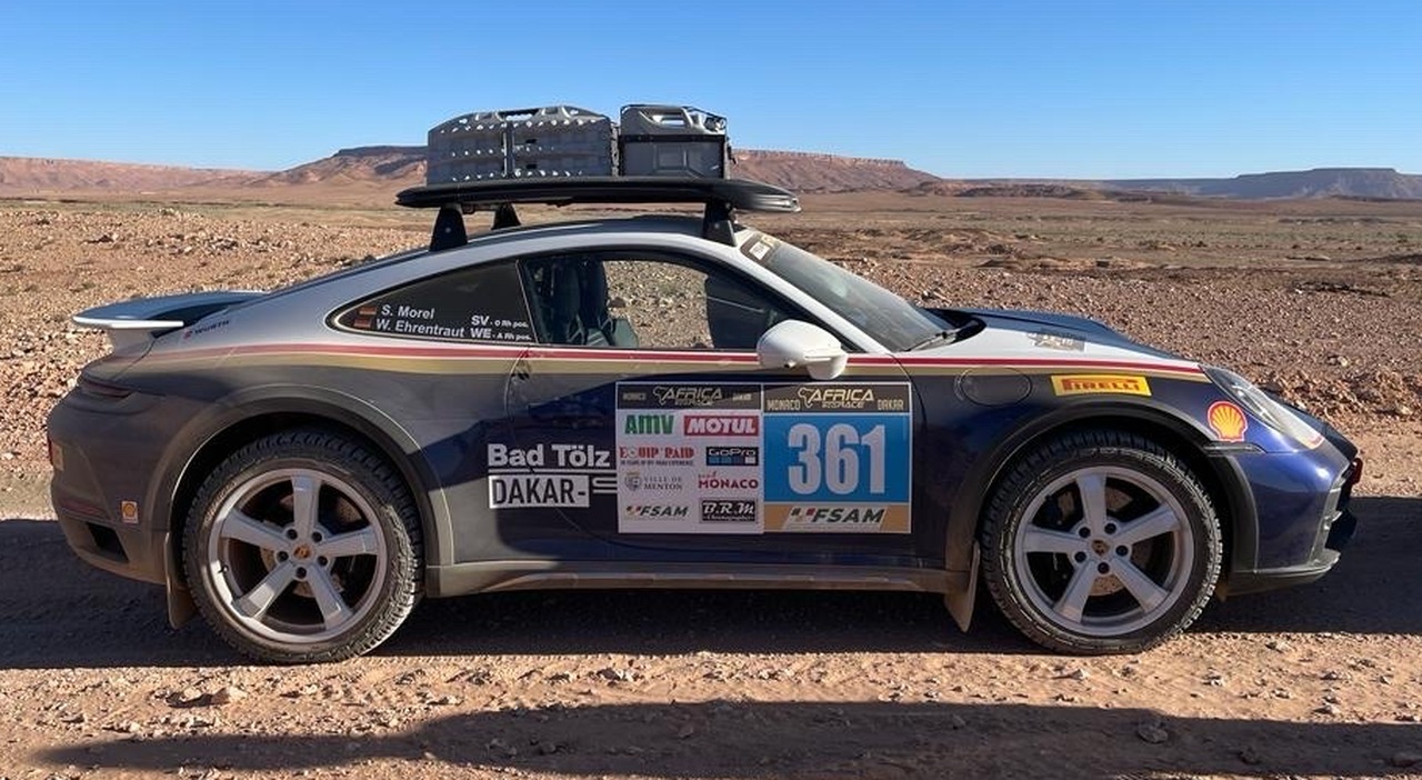 la Porsche 911 Dakar con Pirelli Scorpion All Terrain Plus
