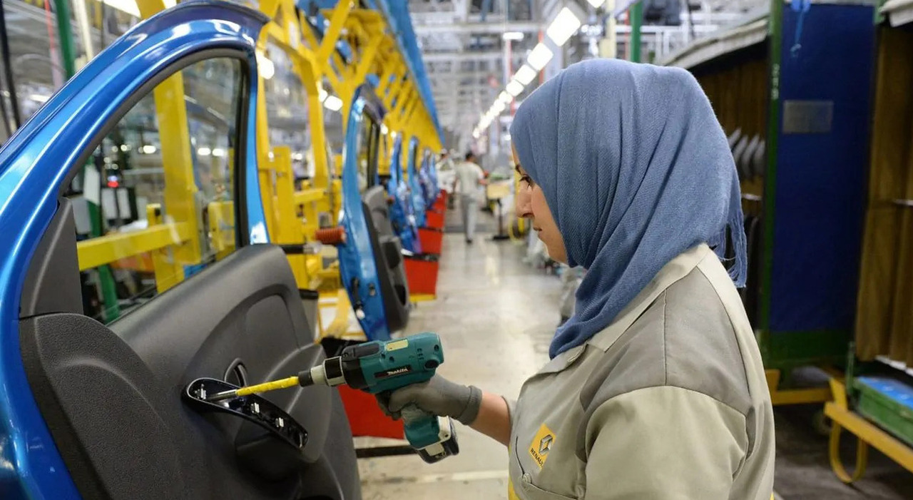 Una fabbrica in Marocco