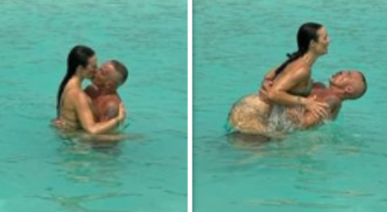 Eros Ramazzotti, Besos y Abrazos con Dalila Gelsomino en Laguna de Bacalar: “Amor Lindo”