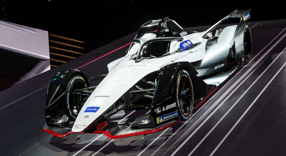 La monoposto Nissan per il campionato di Formula E del 2019