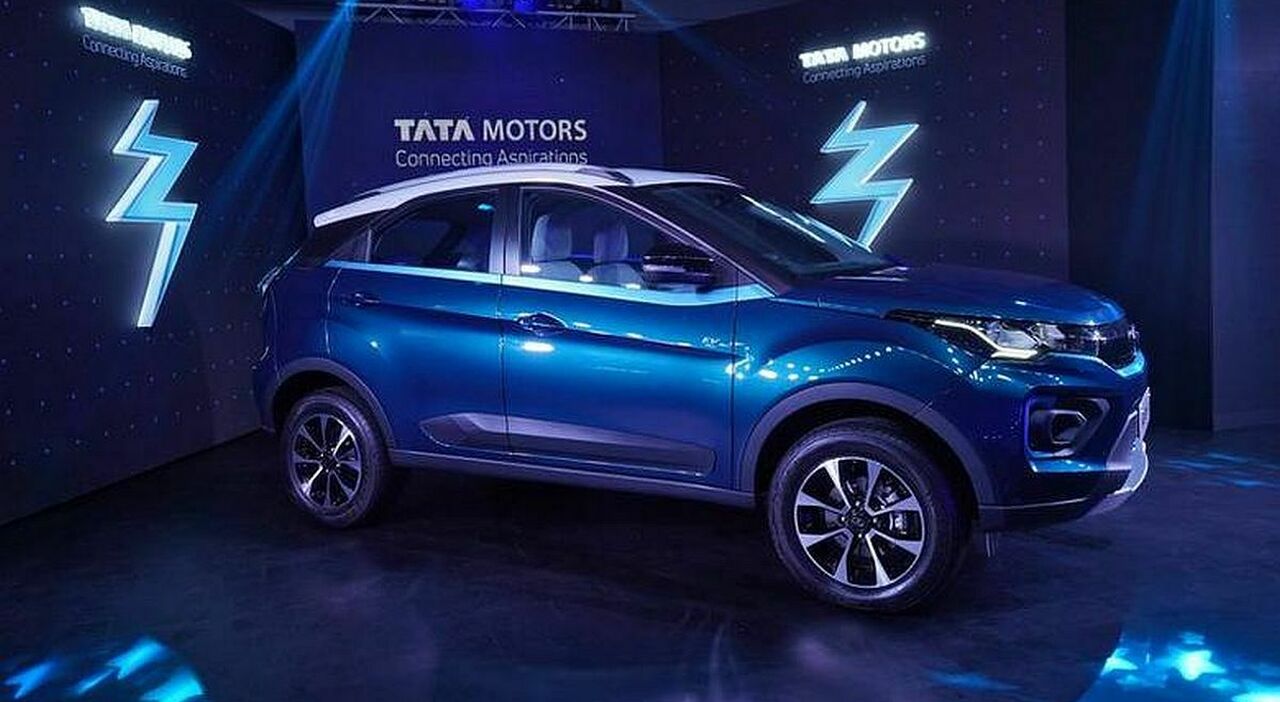 Un veicolo elettrico di Tata Motors