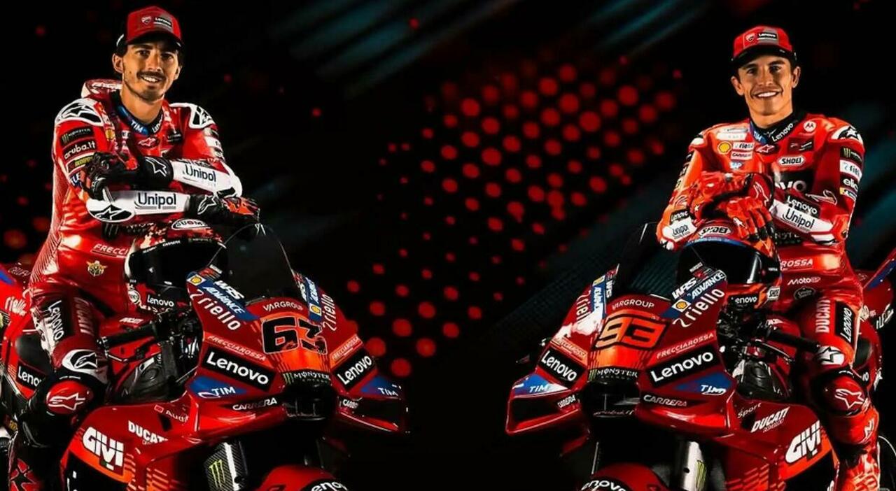 Il dream team Ducati con Bagnaia e Marc Marquez