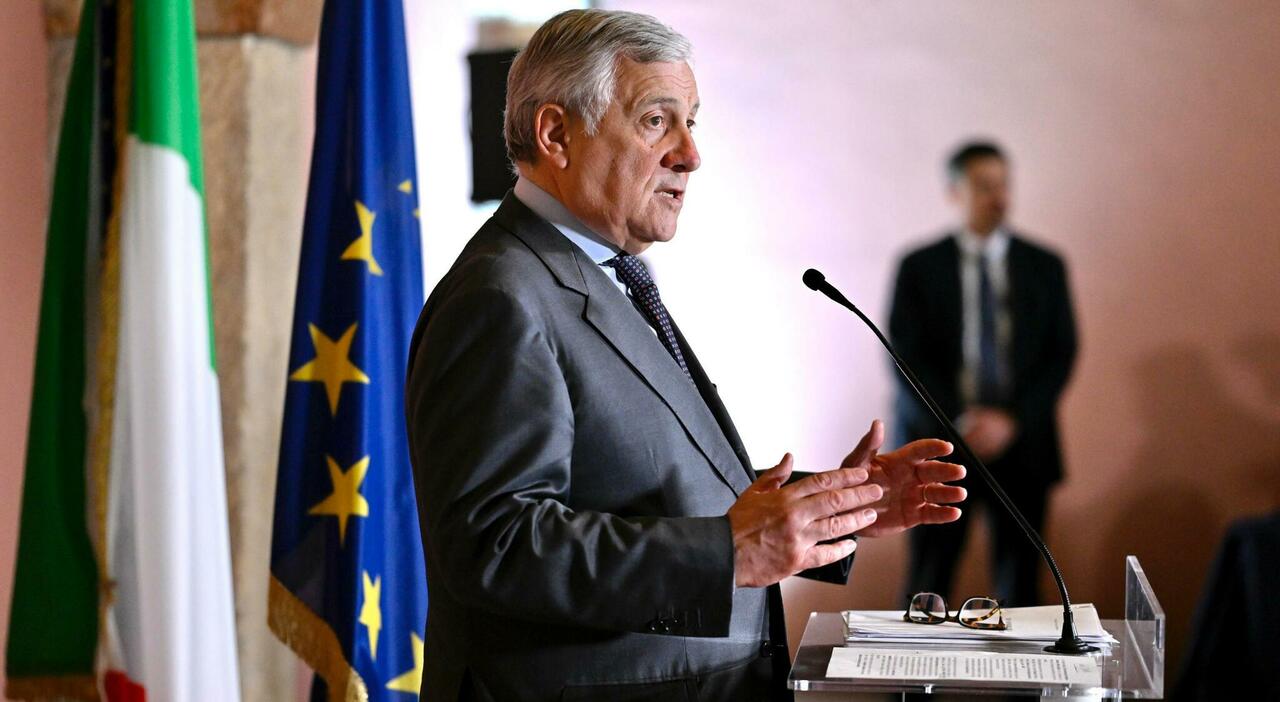 il ministro degli Esteri, Antonio Tajani
