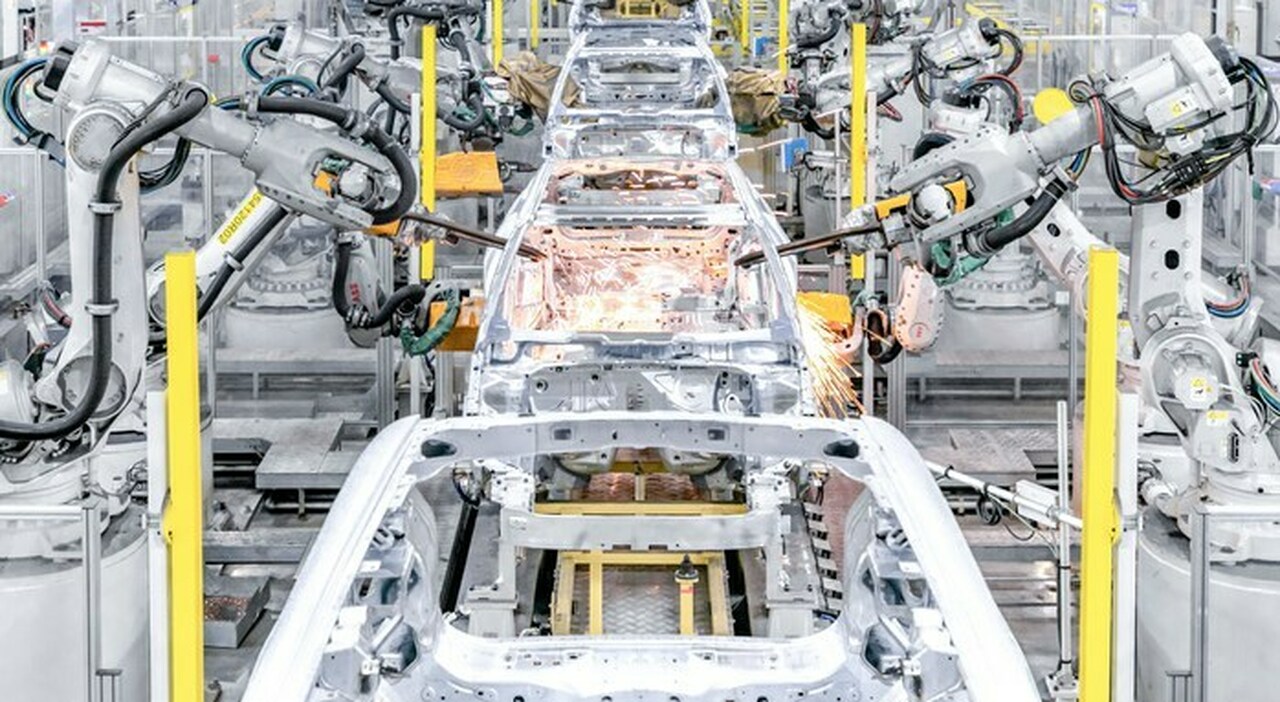 l’impianto di produzione Volvo di Luqiao