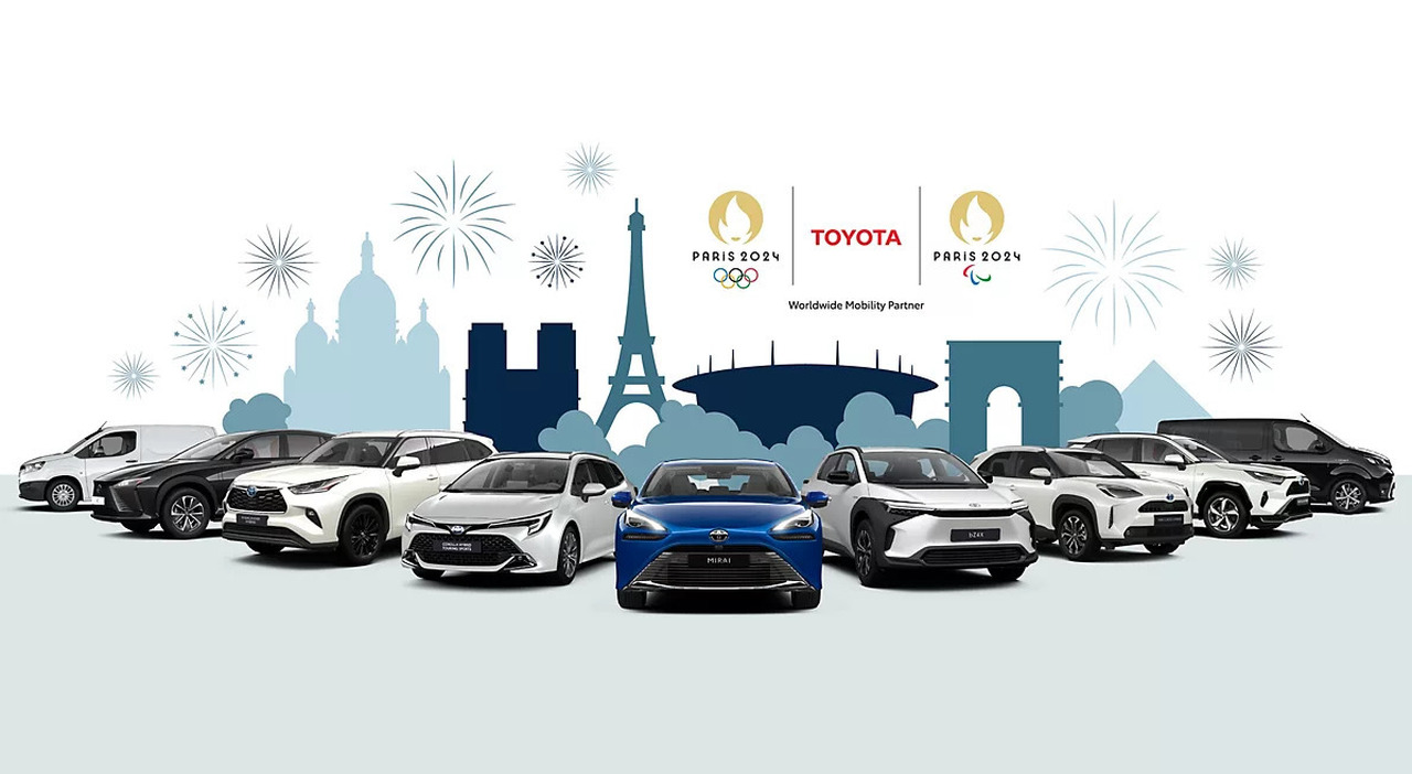 La gamma Toyota per le olimpiadi di Parigi 2024