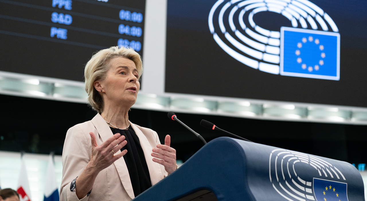 Ursula von der Leyen la presidente della Commissione europea