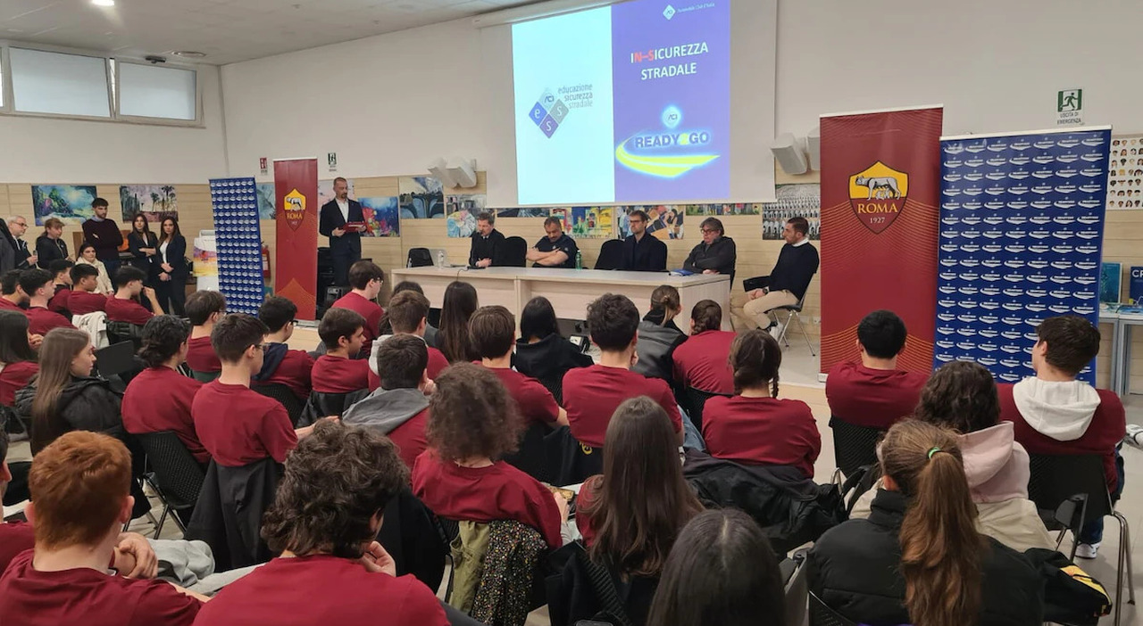 Un momento della Terza edizione di “Tieni in gioco la vita” con 150 studenti della Capitale