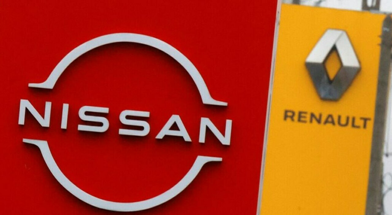 I loghi Renault e Nissan