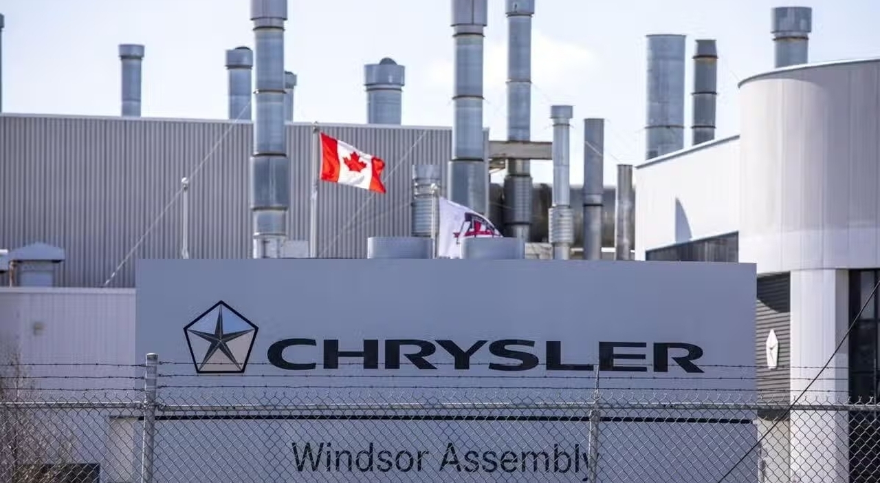 La fabbrica Chrysler di Windsor in canada