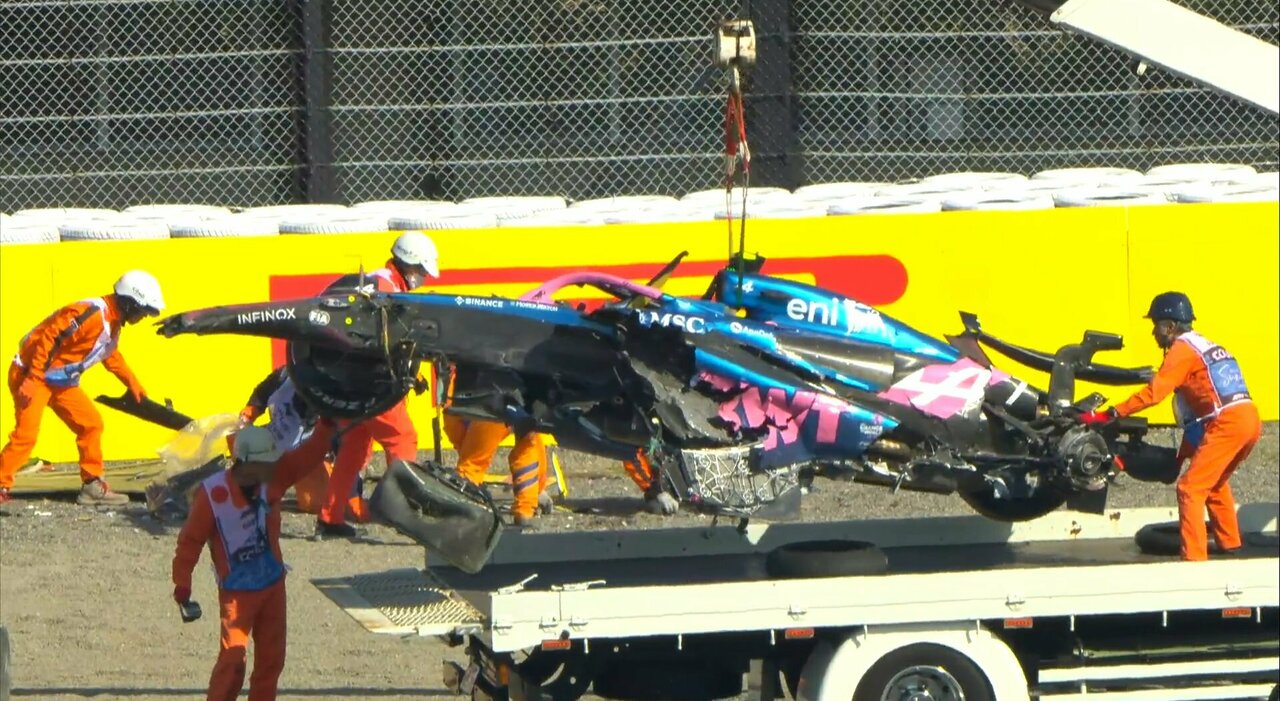 La Alpini di Doohan incidentata a Suzuka