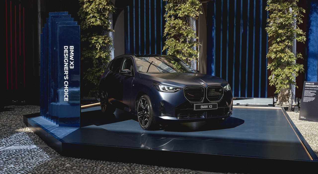 La X3 nella nuova casa BMW a Milano