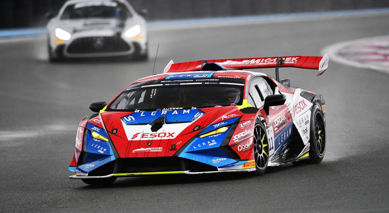 la Lamborghini del team Mičánek al Paul Ricard