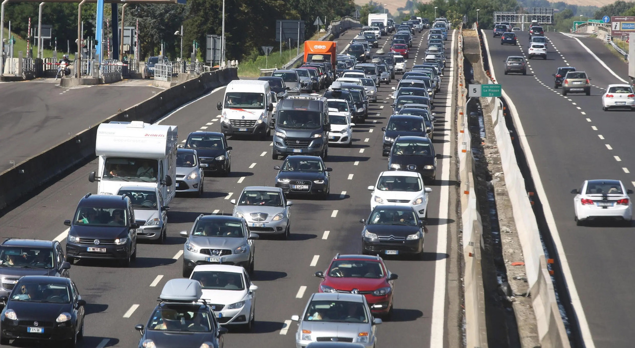 Traffico in autostrada