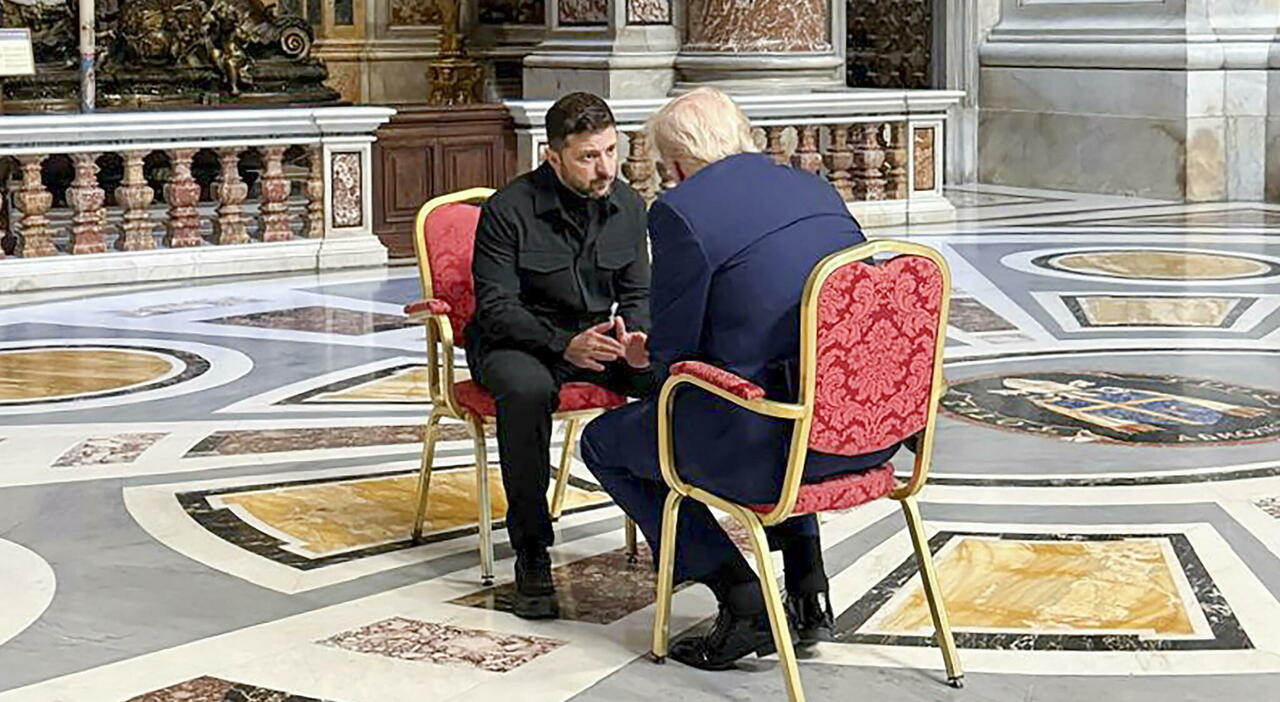Trump: «Putin vuole fermare la guerra in Ucraina o mi prende in giro?». Meloni: «Storico incontro con Zelensky a Roma nel giorno del Papa» Trump: «Putin vuole fermare la guerra in Ucraina o mi prende in giro?». Meloni: «Storico incontro con Zelensky a Roma nel giorno del Papa»