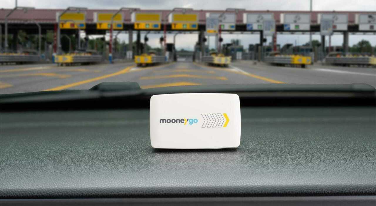 L'apparecchio per il telepedaggio di MooneyGo