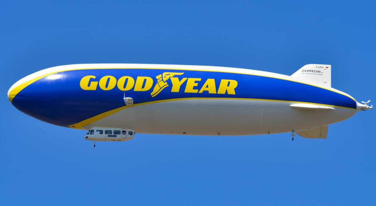 Il dirigibile della Goodyear