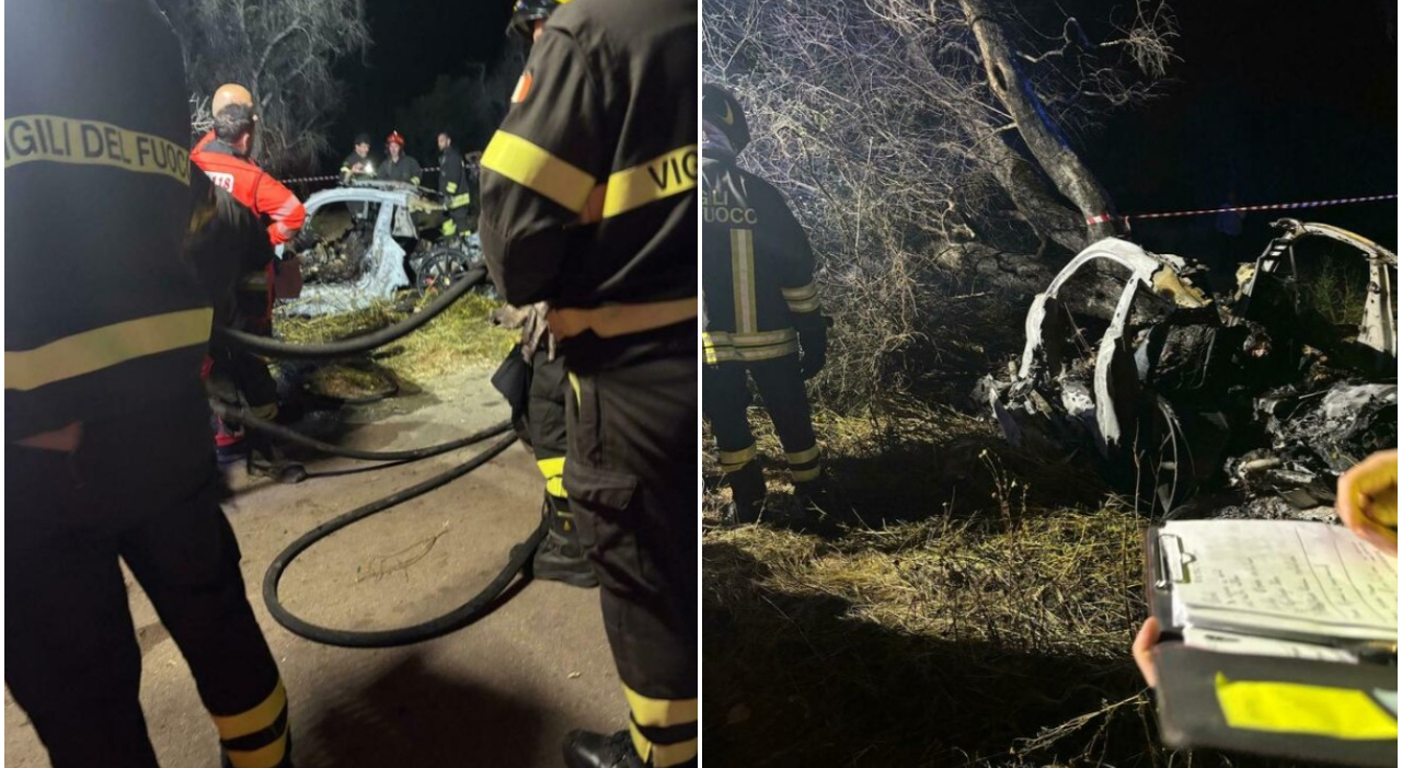 Porsche finisce contro un albero e prende fuoco: morti due ragazze e un ragazzo, avevano tra i 18 e i 21 anni Porsche finisce contro un albero e prende fuoco: morti due ragazze e un ragazzo, avevano tra i 18 e i 21 anni
