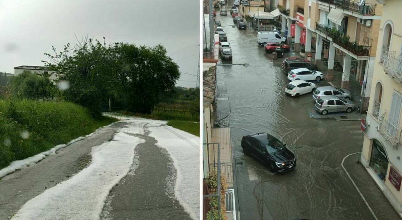 Temporali grandine da Corriereadriatico.it temporali grandine e disagi la pioggia non molla le marche prorogata l allerta meteo ecco le zone più colpite