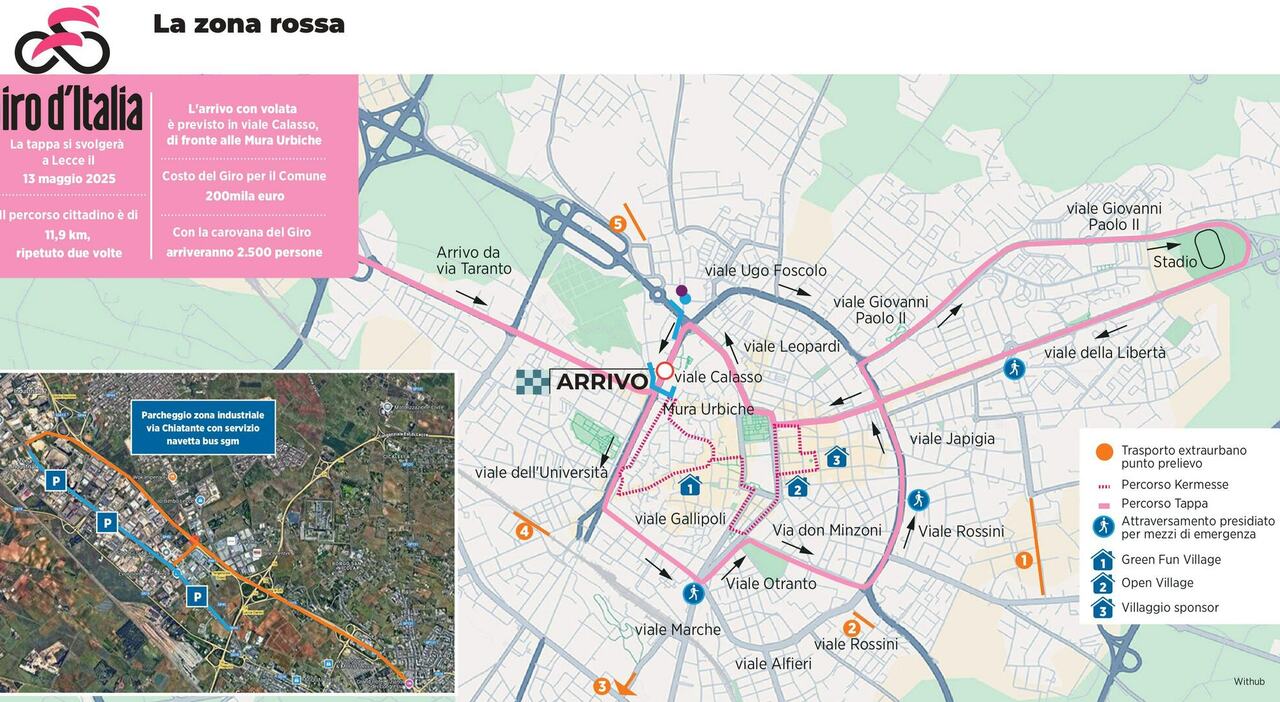Lecce, ex Foro Boario off limits per il Giro. Primi divieti da domani: la mappa delle strade interessate Lecce, ex Foro Boario off limits per il Giro. Primi divieti da domani: la mappa delle strade interessate