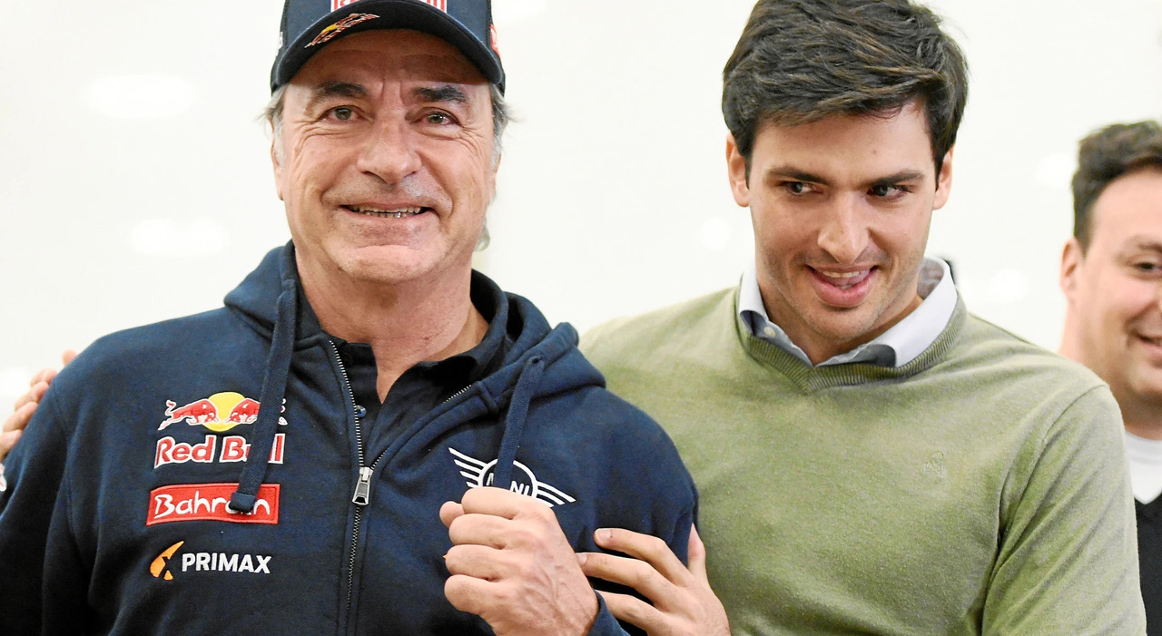 Carlos Sainz Senior correrà per la presidenza della Fia, qui con un giovane Carlos Jr