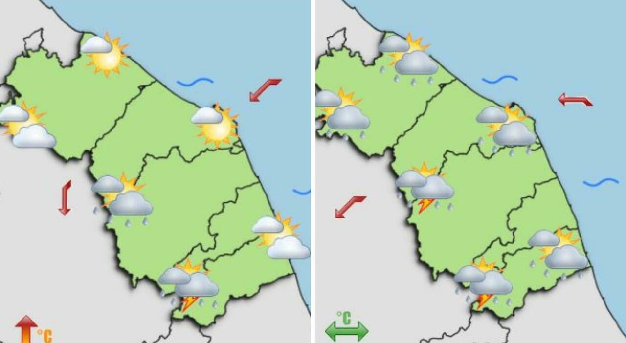 Che maggio strano, temporali flash e grandine sulle Marche: anche nel weekend il maltempo non mancherà. Ecco dove Che maggio strano, temporali flash e grandine sulle Marche: anche nel weekend il maltempo non mancherà. Ecco dove