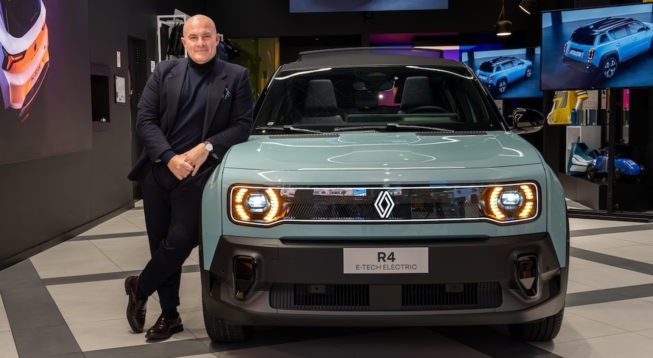 Raffaele Fusilli, ad di Renault Italia con la nuova R4 E-Tech