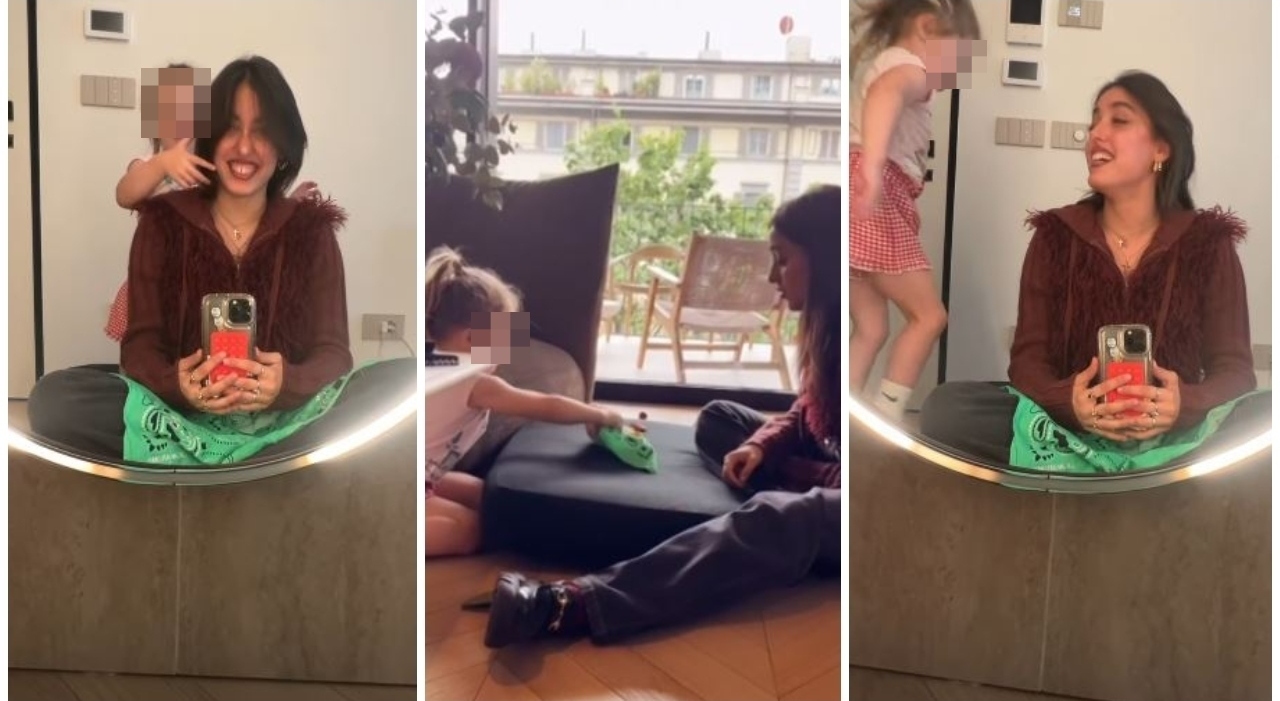 Giulia Stabile ?babysitter? speciale di Luna Marì, le parole di Belen Rodriguez: «Le mie due bambine» Giulia Stabile ?babysitter? speciale di Luna Marì, le parole di Belen Rodriguez: «Le mie due bambine»
