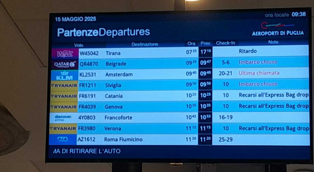 avaria tecnica e il volo non parte 196 passeggeri bloccati in aeroporto da Quotidianodipuglia.it avaria tecnica e il volo non parte 196 passeggeri bloccati in aeroporto