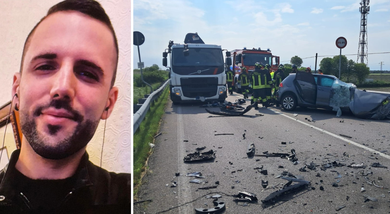 Matteo Marcato muore a 34 anni nello schianto contro un furgoncino: moglie e figlio neonato di 10 mesi incastrati tra le lamiere Matteo Marcato muore a 34 anni nello schianto contro un furgoncino: moglie e figlio neonato di 10 mesi incastrati tra le lamiere