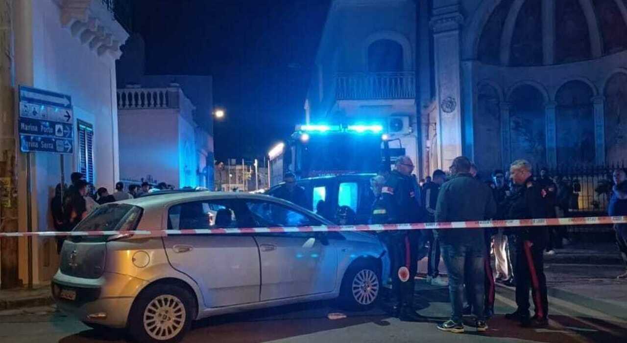 salento incidente stradale in pieno centro un ferito grave