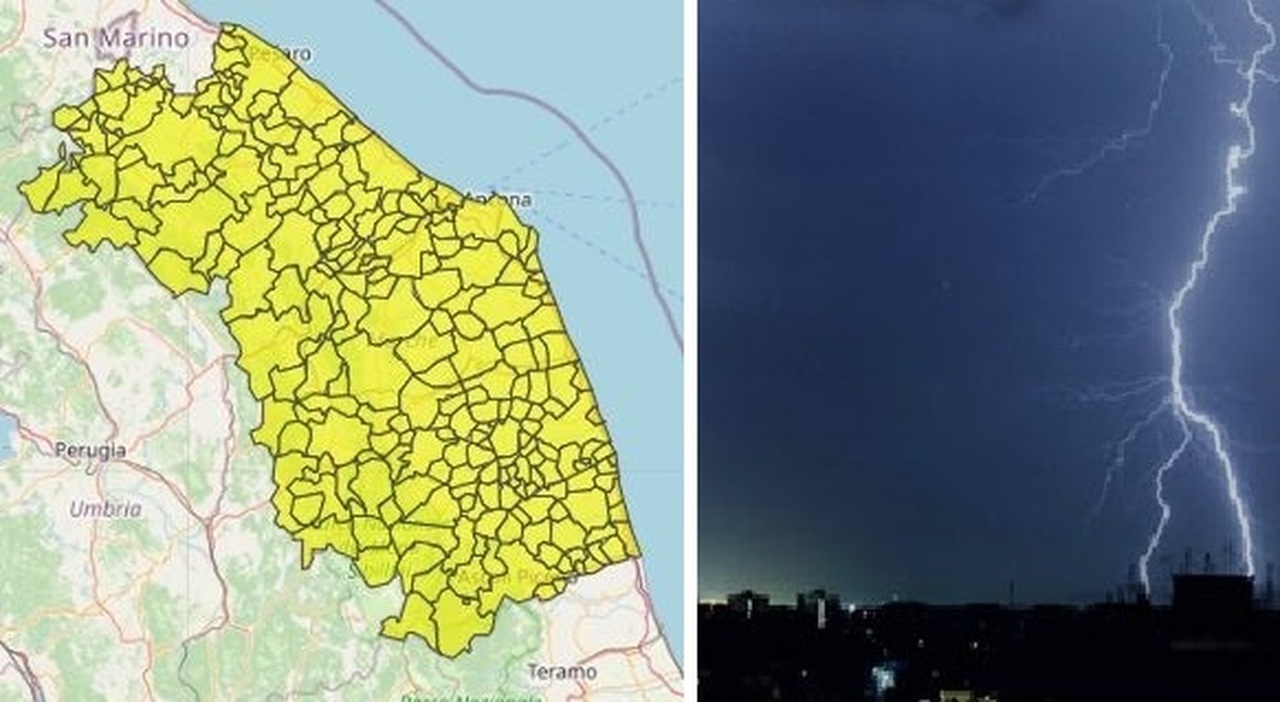Ancora temporali: ottava allerta meteo di maggio nelle Marche. Ma per il sole nel weekend c Ancora temporali: ottava allerta meteo di maggio nelle Marche. Ma per il sole nel weekend c