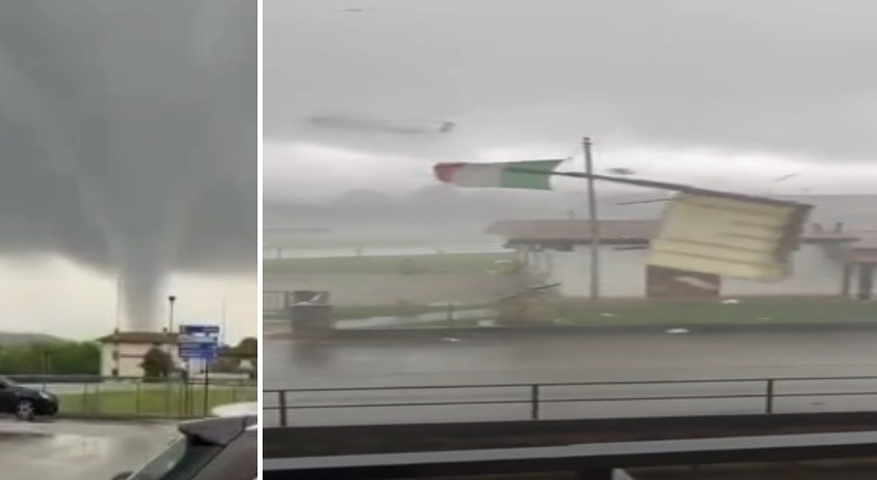 maltempo bombe d acqua e trombe d aria persone intrappolate nelle auto allagato l ospedale di cividale e downburst nel trevigiano