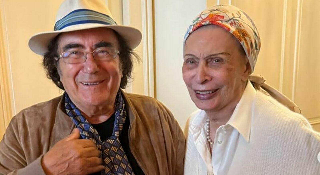 Al bano a casa di sophia loren a ginevra, la foto della diva fa il giro del web