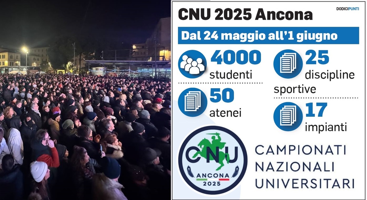 Ancona, Campionati Nazionali Universitari al via: arriva la carica in città di 4000 studenti Ancona, Campionati Nazionali Universitari al via: arriva la carica in città di 4000 studenti