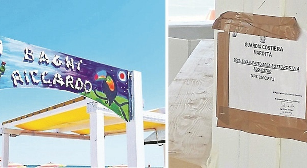 marotta terrazza abusiva sul lungomare ordinata la demolizione del lido