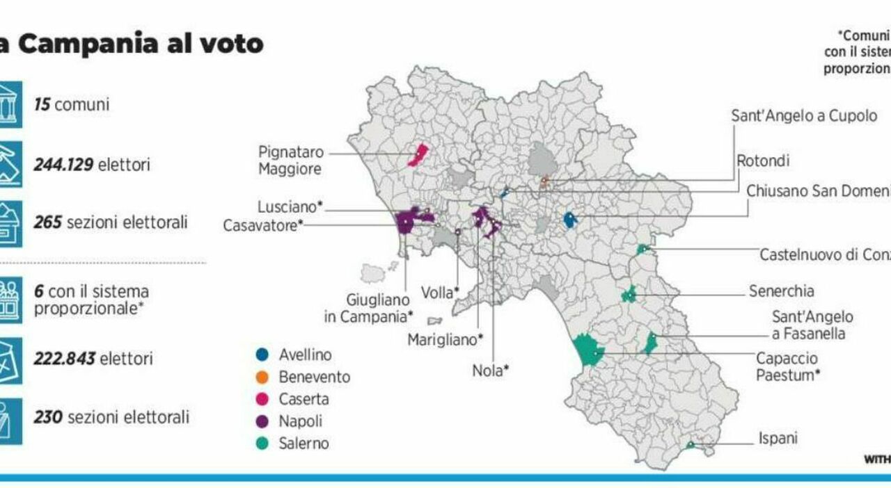 elezioni comunali al voto in quindici città a giugliano e capaccio un test post inchieste da Ilmattino.it elezioni comunali al voto in quindici città a giugliano e capaccio un test post inchieste