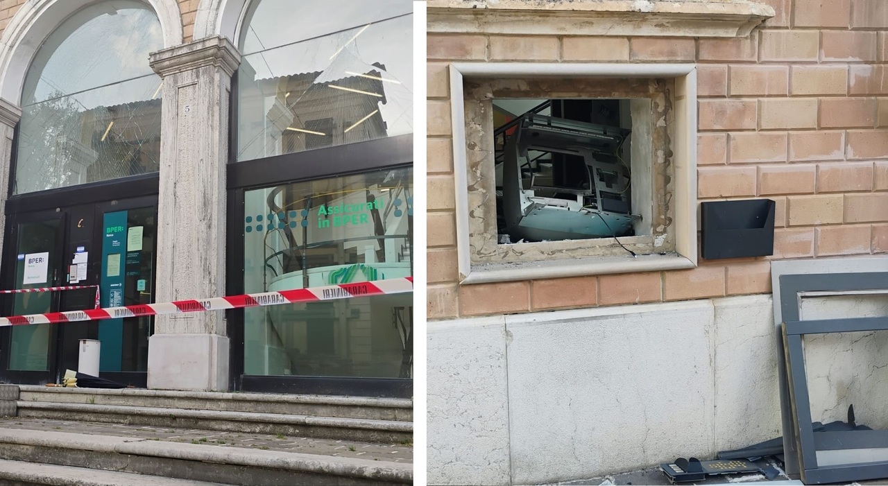 Cingoli, un boato squarcia il silenzio della notte: esplosione al bancomat, banditi in fuga con 30mila euro
