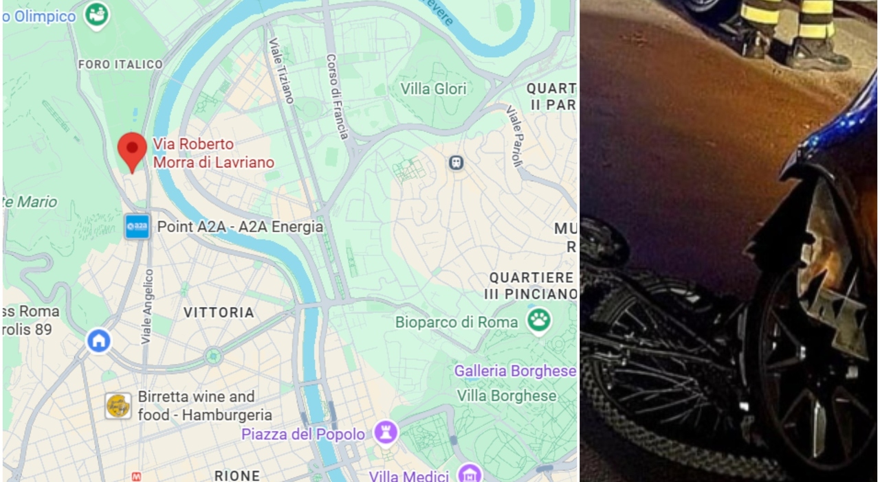 Un incidente inaspettato con una Mini Cooper vicino allo stadio Olimpico