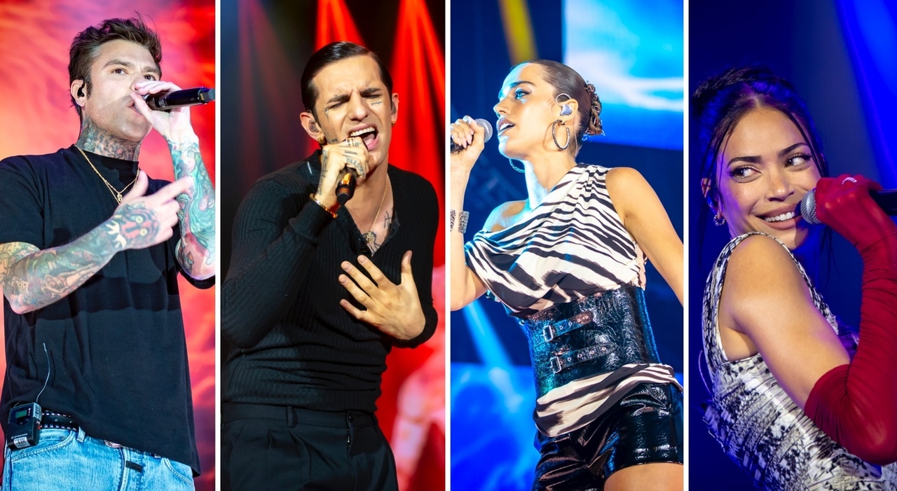 Radio Italia Live, le pagelle look: Fedez addio maglie attillate (7), Elodea (9), Achille Lauro delude (5), Clara zebrata (6)