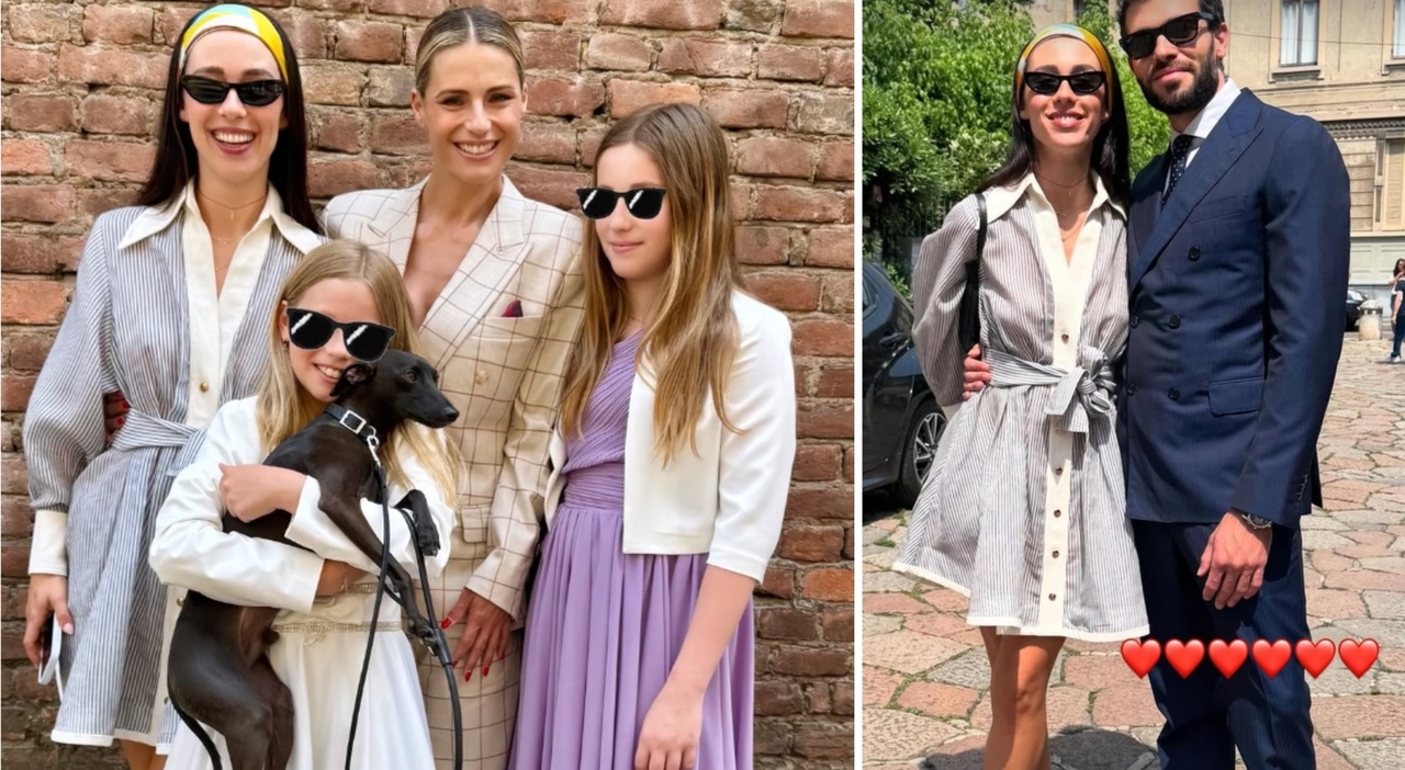 Michelle Hunziker, famiglia riunita alla comunione di Celeste: ma manca papà Tomaso Trussardi. Da Aurora Ramazzotti a Cesare: i look degli invitati Michelle Hunziker, famiglia riunita alla comunione di Celeste: ma manca papà Tomaso Trussardi. Da Aurora Ramazzotti a Cesare: i look degli invitati