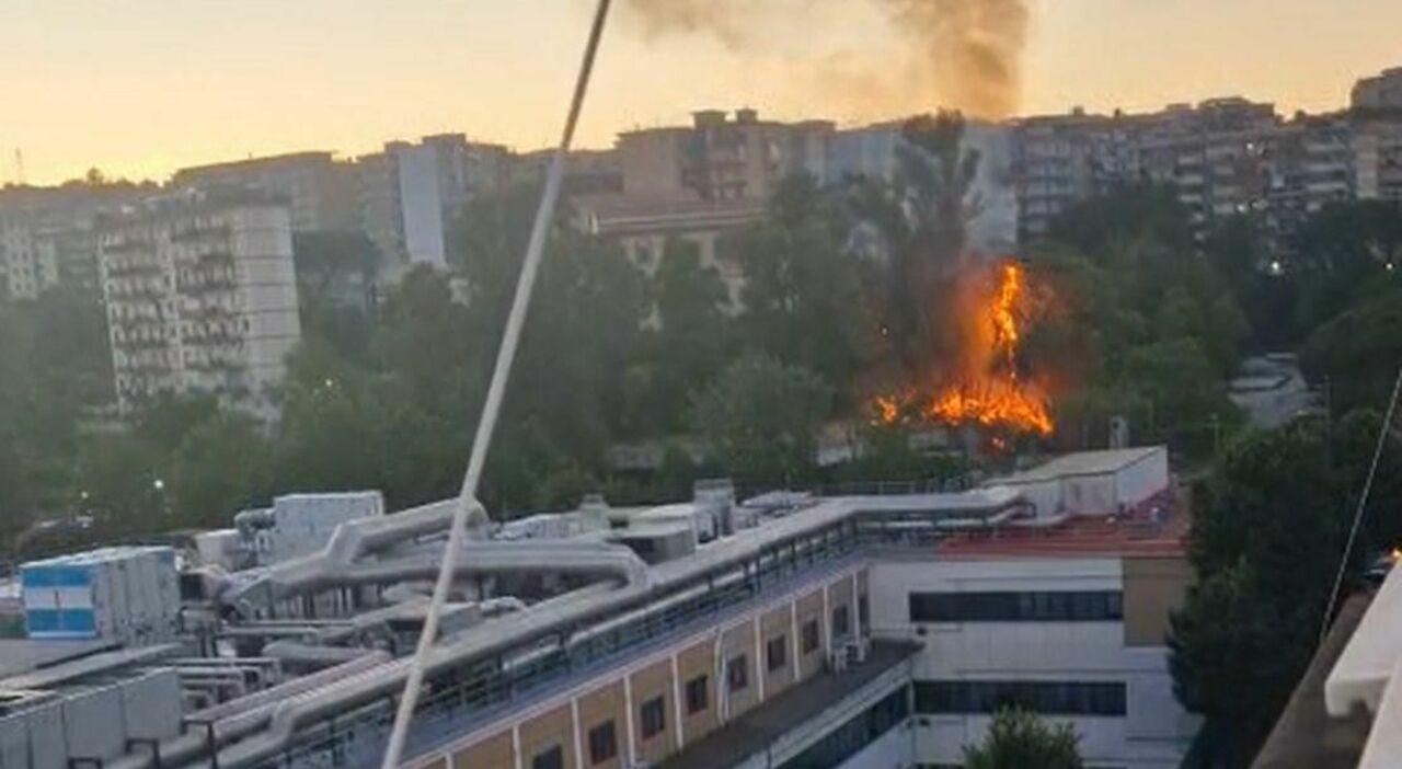 Napoli, incendio nel parcheggio abbandonato della metro a Montedonzelli / Video Napoli, incendio nel parcheggio abbandonato della metro a Montedonzelli / Video